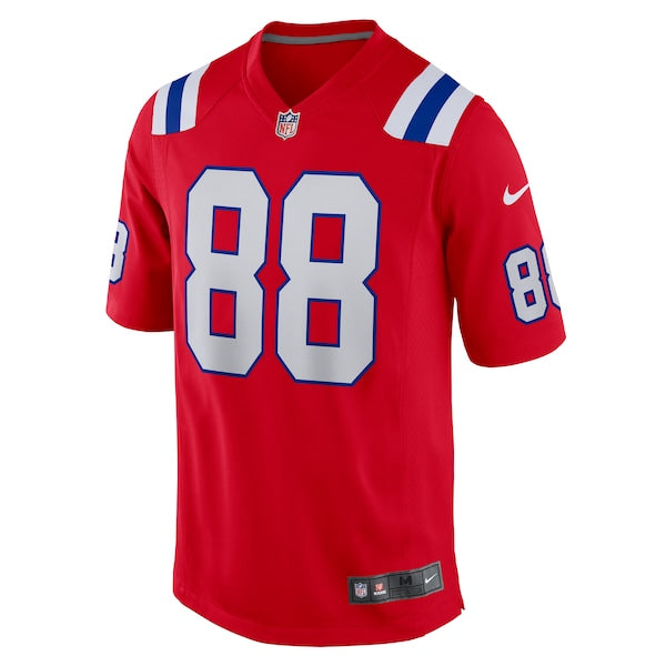 Mike Gesicki New England Patriots Nike Alternate Game Jersey - Red - Image 2