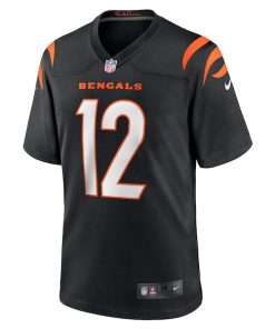 Alternative view of Shedrick Jackson Cincinnati Bengals Nike Team Game Jersey -  Black