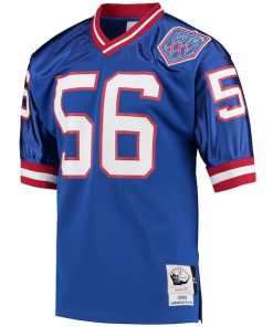 Alternative view of Lawrence Taylor New York Giants 1990 Authentic Throwback Retired Player Jersey - Royal