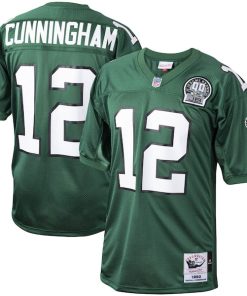 Randall Cunningham Philadelphia Eagles 1992 Authentic Throwback Retired Player Jersey - Green