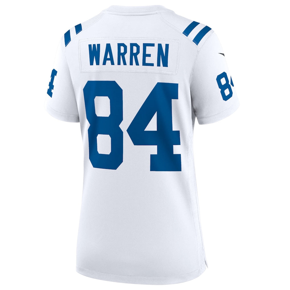 Tyler Warren Indianapolis Colts Nike Women's Game Jersey - White - Image 3