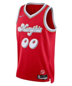 Alternative view of Memphis Grizzlies Nike Unisex 2024/25 Custom Swingman Jersey - City Edition - Red