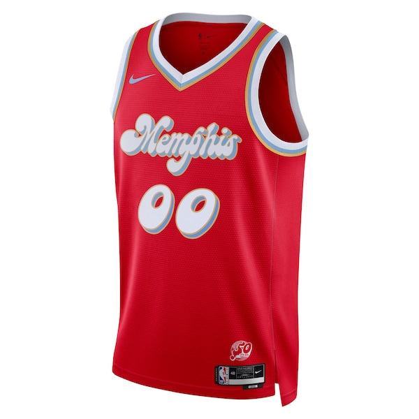Memphis Grizzlies Nike Unisex 2024/25 Custom Swingman Jersey - City Edition - Red - Image 2