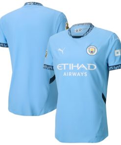 Manchester City Puma 2024/25 Home Authentic Jersey - Light Blue