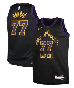 Luka Don?i? Los Angeles Lakers Nike Youth 2025/26 City Edition Swingman Jersey - Black