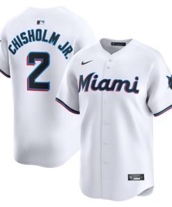 Jazz Chisholm Jr. Miami Marlins Nike Youth Home Limited Player Jersey - White