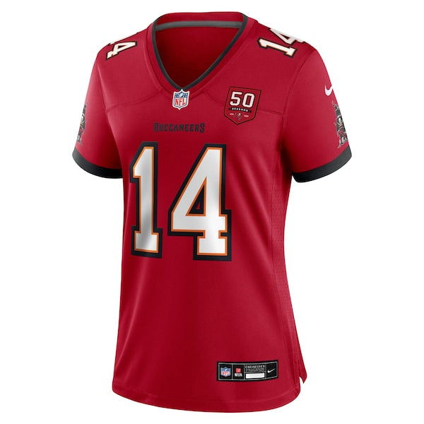 Chris Godwin Jr. Tampa Bay Buccaneers Nike Women's 50th Season Team Game Jersey - Red/White - Image 3