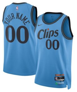 LA Clippers Nike Unisex 2024/25 Custom Swingman Jersey - City Edition - Light Blue
