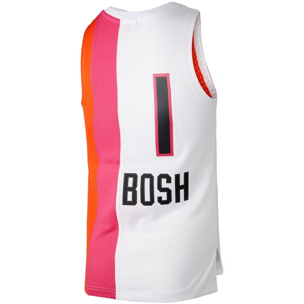 Chris Bosh Miami Heat Women's Hardwood Classics 2011/12 Swingman Jersey - White - Image 3