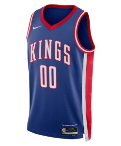 Alternative view of Sacramento Kings Nike Unisex 2024/25 Custom Swingman Jersey - City Edition - Blue