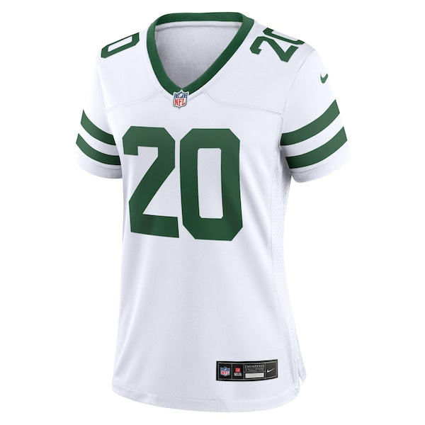 Breece Hall New York Jets Nike Women's Player Jersey - White - Image 2