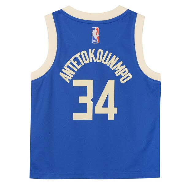 Giannis Antetokounmpo Milwaukee Bucks Nike Toddler 2024/25 Swingman Player Jersey - City Edition - Royal - Image 3