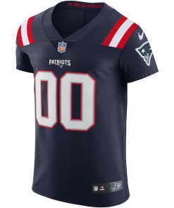 Alternative view of New England Patriots Nike Vapor Elite Custom Jersey - Navy