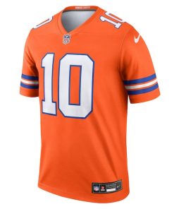 Alternative view of Bo Nix Denver Broncos Nike Alternate Legend Player Performance Top - Orange