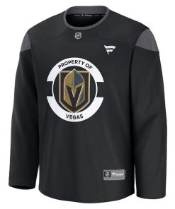 Alternative view of Vegas Golden Knights  Team Practice Jersey - Black