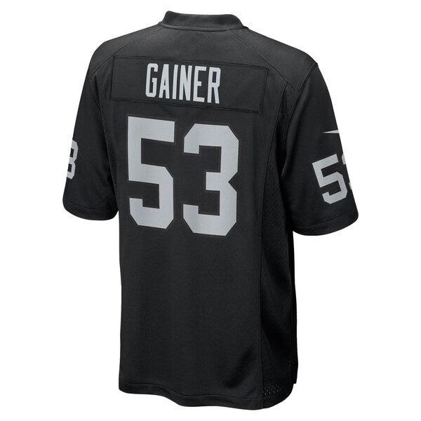 Amari Gainer Las Vegas Raiders Nike Team Game Jersey - Black - Image 3