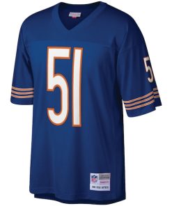 Alternative view of Dick Butkus Chicago Bears Retired Player Legacy Replica Jersey - Navy