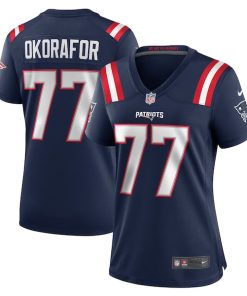 Chukwuma Okorafor New England Patriots Nike Women's  Game Jersey -  Navy