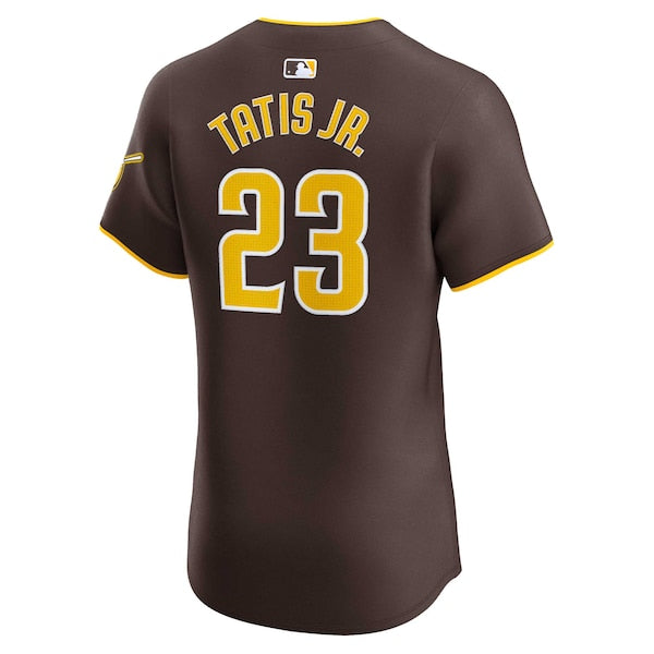 Fernando Tatis Jr. San Diego Padres Nike Road Elite Player Jersey - Brown - Image 3