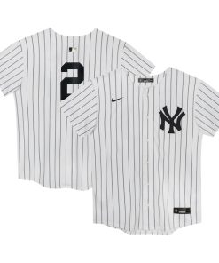 Derek Jeter New York Yankees Nike Preschool Home Game Jersey - White