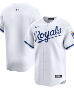 Kansas City Royals Nike Home Limited Jersey - White/Light Blue