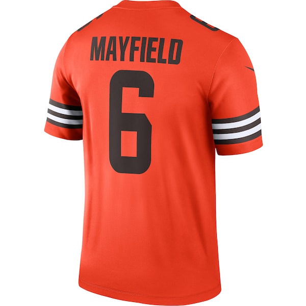 Baker Mayfield Cleveland Browns Nike Inverted Legend Jersey - Orange - Image 3