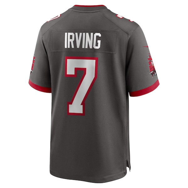 Bucky Irving Tampa Bay Buccaneers Nike Alternate Game Jersey - Pewter - Image 2