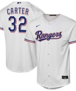 Evan Carter Texas Rangers Nike Youth Home Replica Player Jersey - White