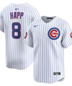 Ian Happ Chicago Cubs Nike 2025 MLB World Tour: Tokyo Series Home Limited Player Jersey - White
