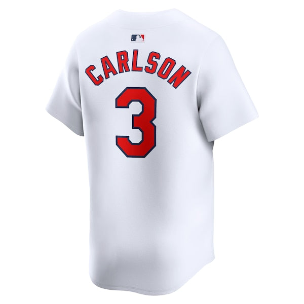 Dylan Carlson St. Louis Cardinals Nike Home Limited Player Jersey - White - Image 3