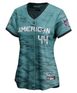 Alternative view of Julio Rodriguez American League Nike Women's 2023 MLB All-Star Game Limited Player Jersey - Teal