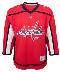 Alternative view of Washington Capitals Preschool Home Replica Custom Jersey - Red