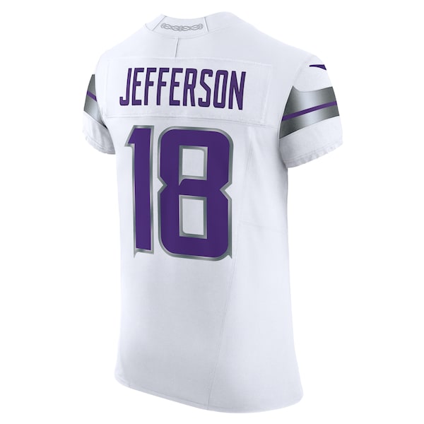Justin Jefferson Minnesota Vikings Nike Alternate Vapor F.U.S.E. Elite Player Jersey - White - Image 3