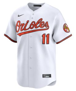 Alternative view of Jordan Westburg Baltimore Orioles Nike Alternate Limited Player Jersey - White
