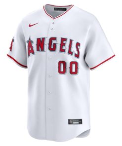 Alternative view of Los Angeles Angels Nike Youth Home Custom Limited Jersey - White
