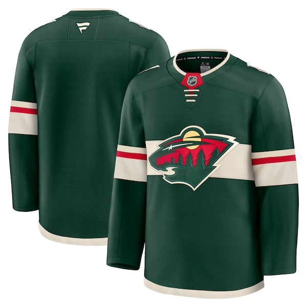 Minnesota Wild Home Premium Jersey - Green/White - Image 7