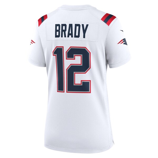 Tom Brady New England Patriots Nike Women's Retired Game Jersey - White - Image 3