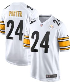 Joey Porter Jr. Pittsburgh Steelers Nike Away Game Jersey - White/Black