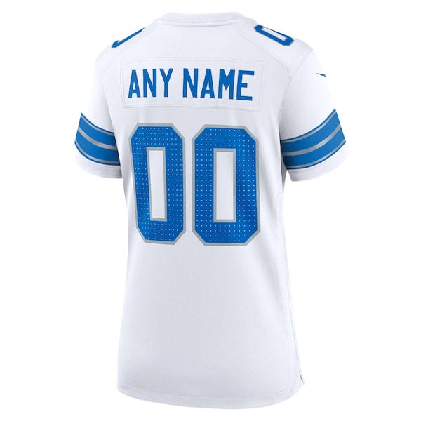 Detroit Lions Nike Women's Custom Game Jersey - White - Image 3