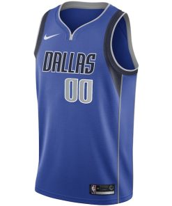 Alternative view of Dallas Mavericks Nike 2020/21 Swingman Custom Jersey - Icon Edition - Blue