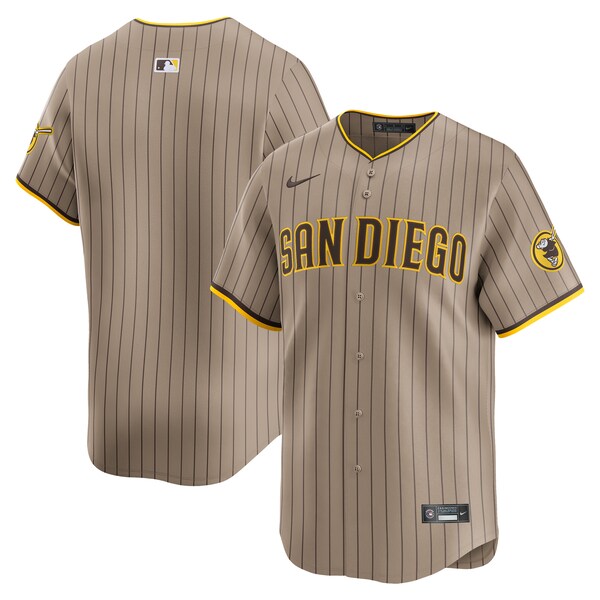 San Diego Padres Nike Alternate Limited Jersey?ยจC Khaki