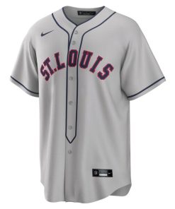 Alternative view of Paul Goldschmidt St. Louis Cardinals Nike 2024 Rickwood Classic Replica Player Jersey - Gray