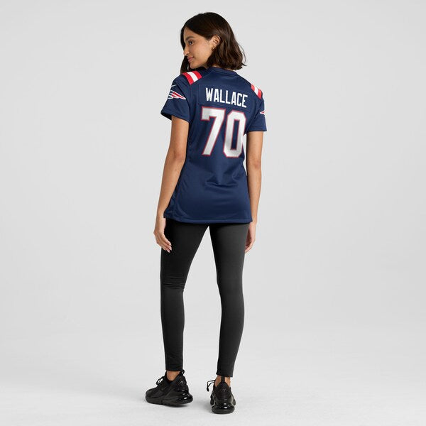 Caedan Wallace New England Patriots Nike Women's Game Jersey - Navy - Image 6