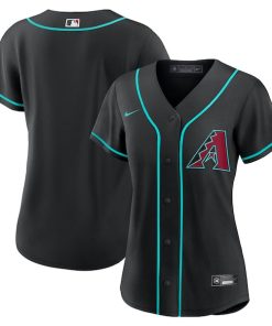 Arizona Diamondbacks Nike Women's Alternate Replica Jersey - Black