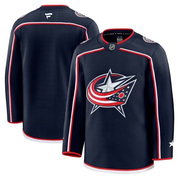 Columbus Blue Jackets Home Premium Jersey - Navy/White - Image 3