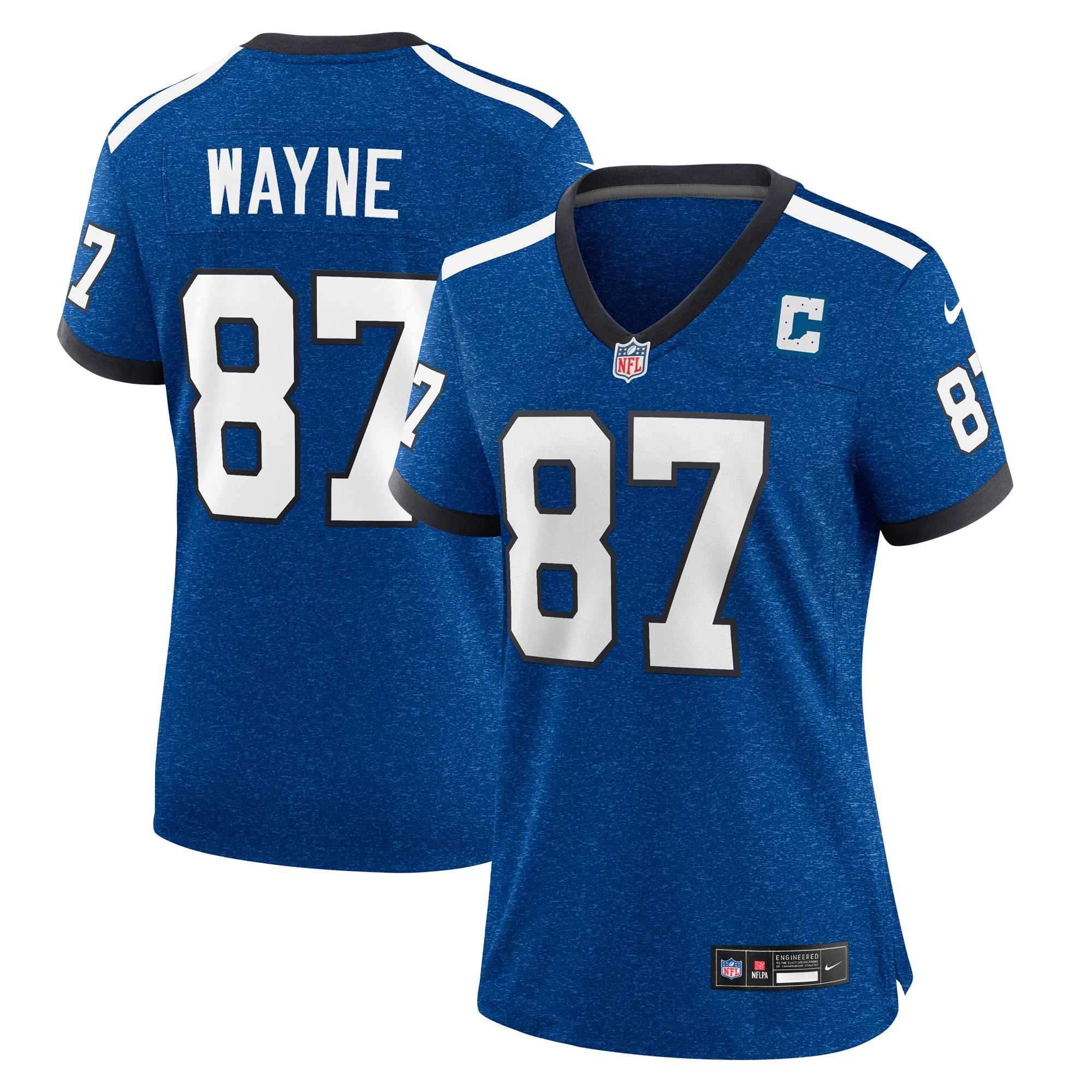 Reggie Wayne Indianapolis Colts Women's Nike Retired Player Game Jersey - Royal/Blue - Image 6