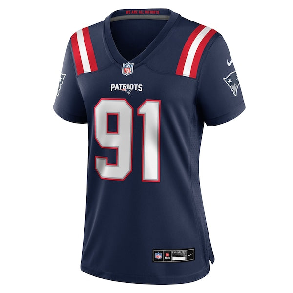 Elijah Ponder New England Patriots Nike Women's Team Game Jersey - Navy - Image 2