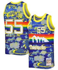Dikembe Mutombo Denver Nuggets Hardwood Classics Lunar New Year Swingman Jersey - Blue