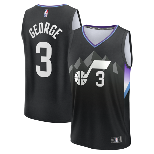 Keyonte George Utah Jazz Fast Break Replica Player Jersey - Statement Edition - Black