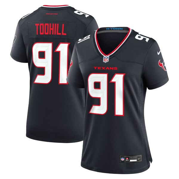 Casey Toohill Houston Texans Nike Women's Team Game Jersey - Navy - Image 2